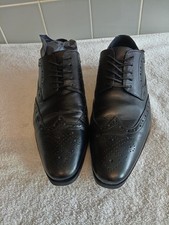 Men's black elliot brogue shoe