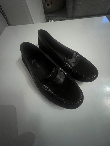 Black hush puppies - hush, suede